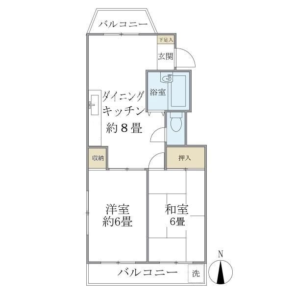 ファミール若月 間取り