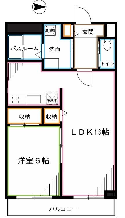 ヴィラ井荻   間取り