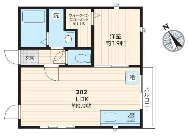 ラシーネ西荻南  間取り