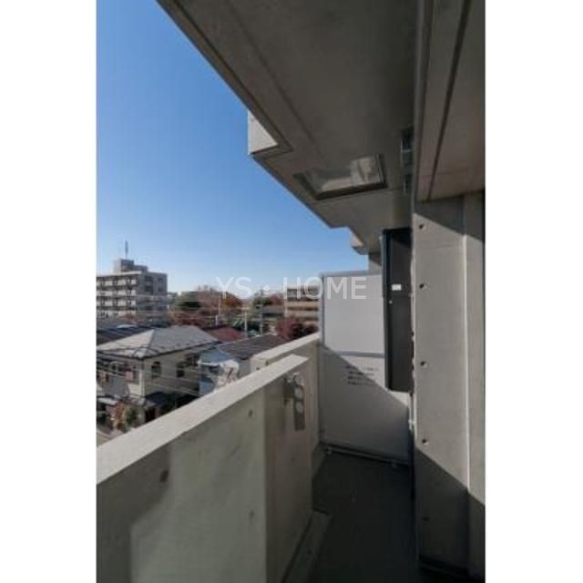 上水南アパートメント ベランダ
