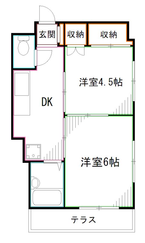 ヒルズタカハシ 間取り