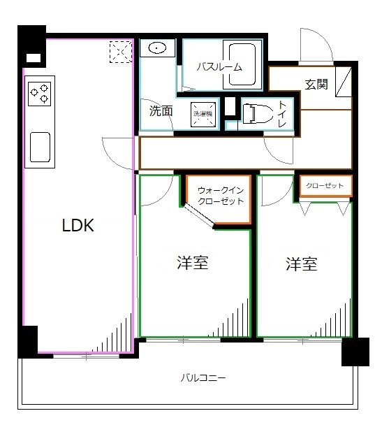コンフォリア西荻北 間取り