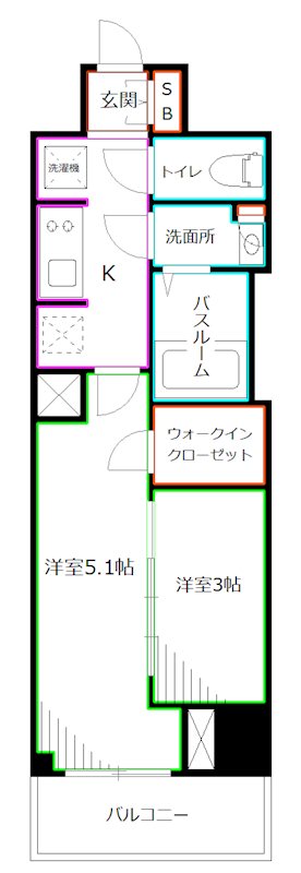 ブランシエスタ荻窪 間取り