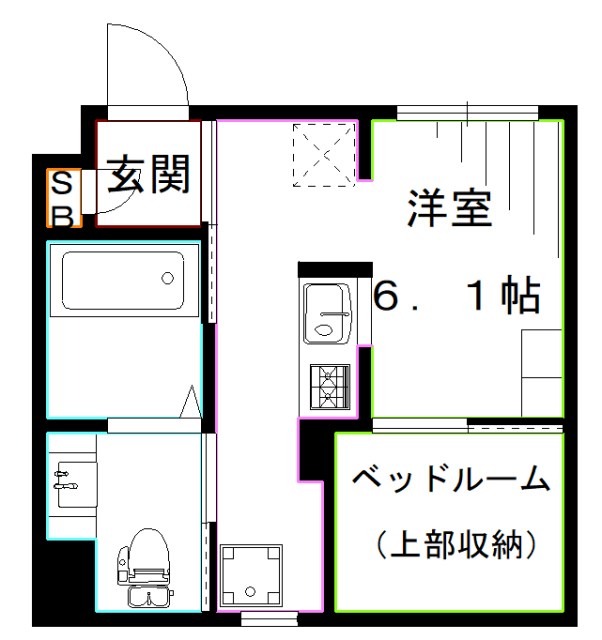 FLAT-K 間取り