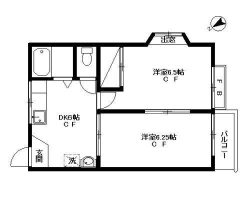 Fコート久我山Ⅰ 間取り