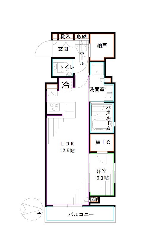 東京都杉並区高円寺北２丁目 間取り