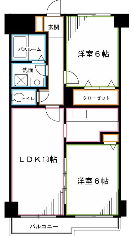 セントラルパレス 間取り