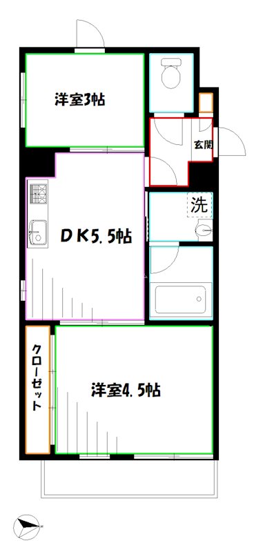 エルミタージュ禅林寺通り 間取り