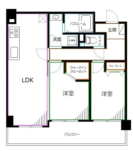 コンフォリア西荻北 間取り
