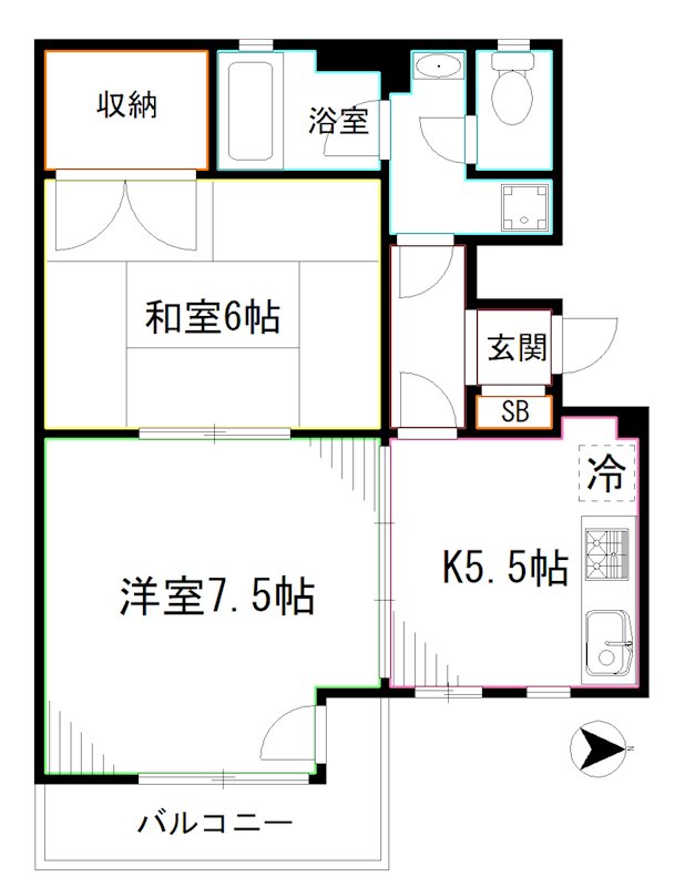 エランヴィタル新中野 間取り