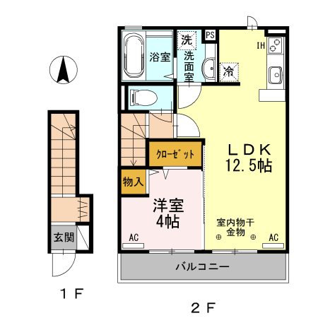 ガーネット  間取り