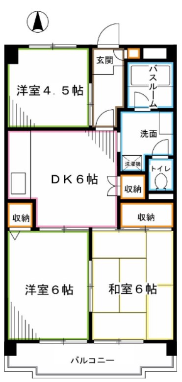 ヒルトップマンション 間取り