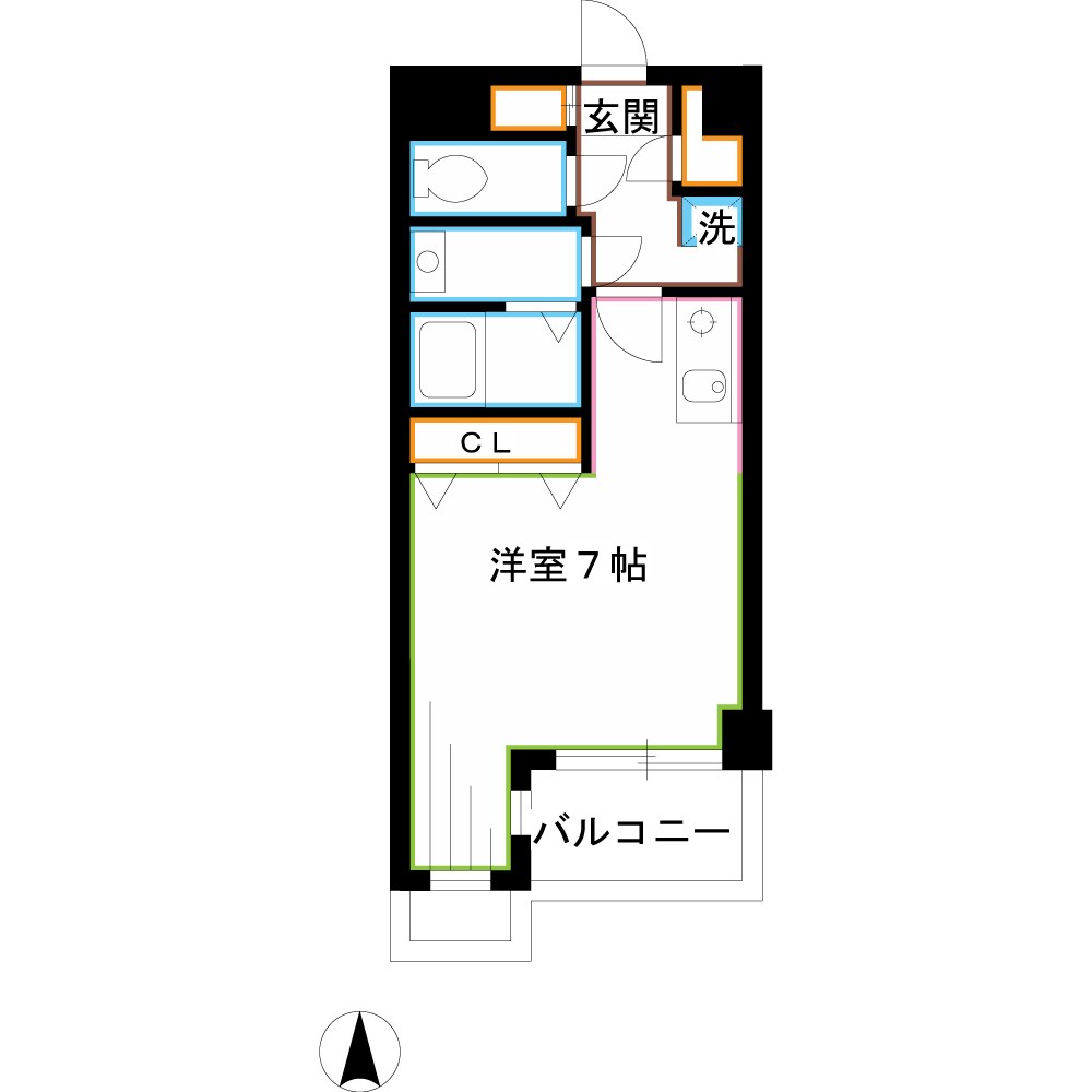 フェリス三鷹禅林寺通り 間取り