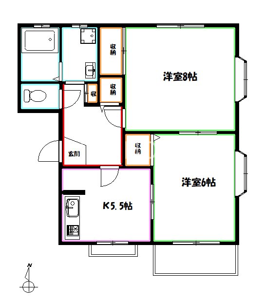 リヴェール武蔵野 間取り