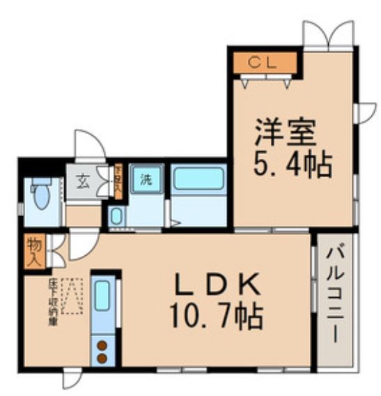 メゾンラメール   間取り