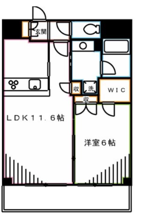 ベルフォーレ武蔵野  間取り