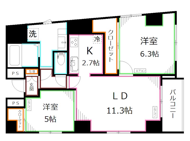 LiveFlat新中野 間取り