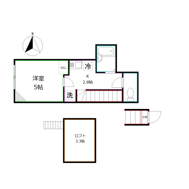 サザンロード国分寺 間取り