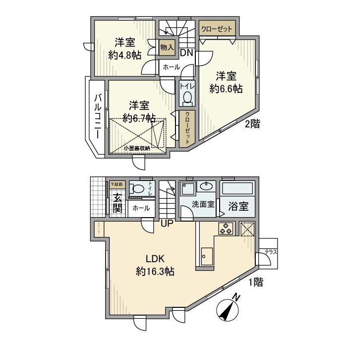 成田東5丁目戸建 間取り