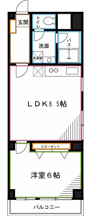 グリーンハイツ  間取り