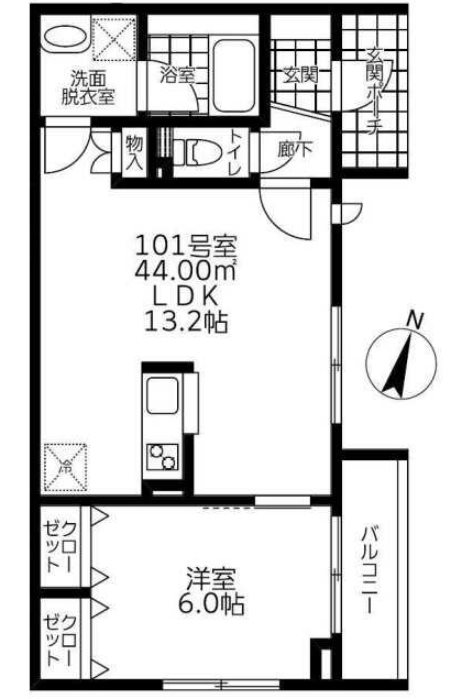 三の坂ハウス 間取り図