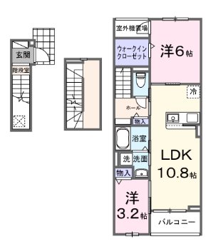 ヒカルサ西東京向台イースト 間取り