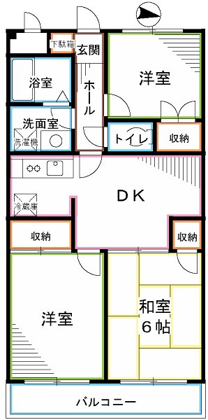 モナーク西小金井  間取り