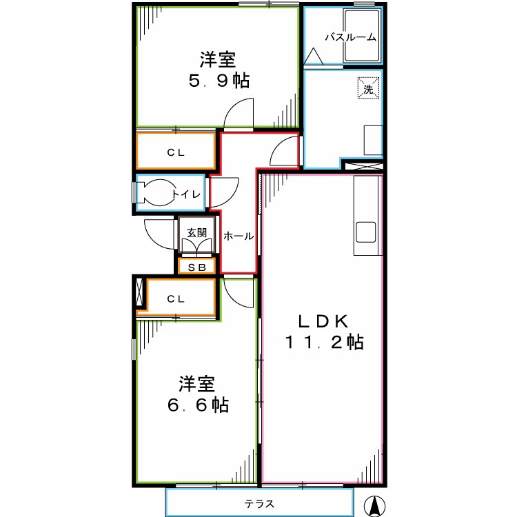 Garden Home Kobushi  間取り