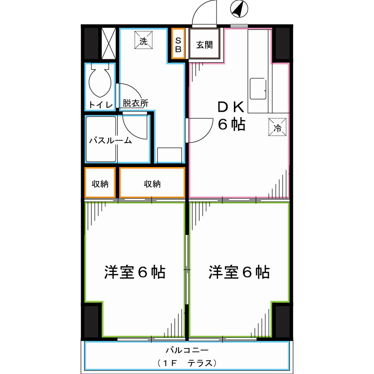 レジデンシア国分寺 間取り図