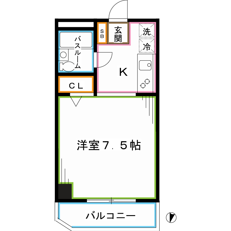 シャトー平正 間取り