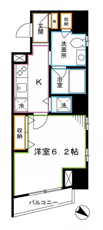 T-court2 間取り