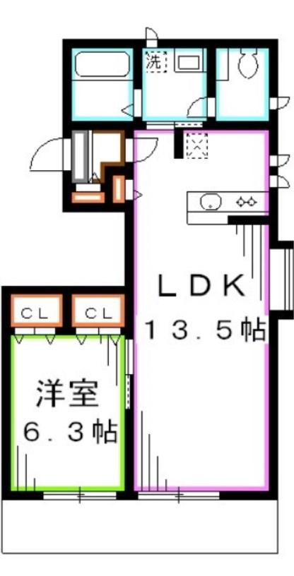 シャルム   間取り