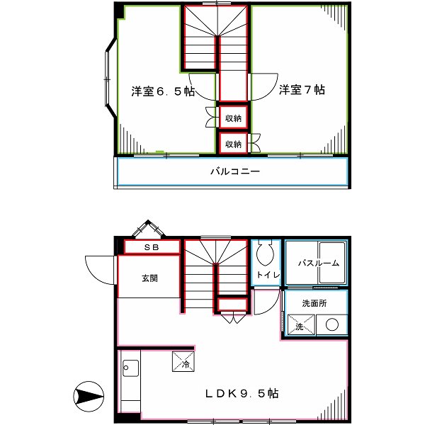 ルミネ新中野  間取り