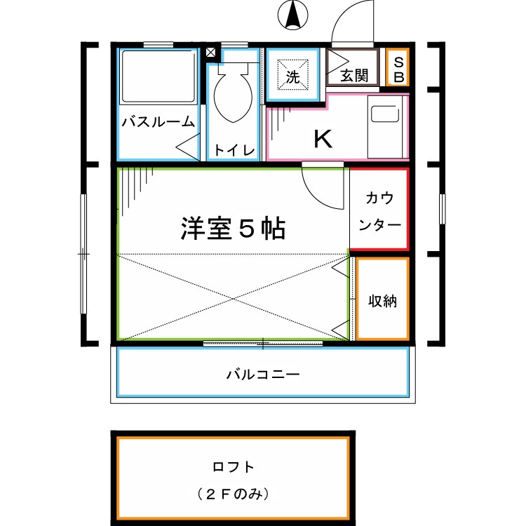 アパート・コスモ 間取り