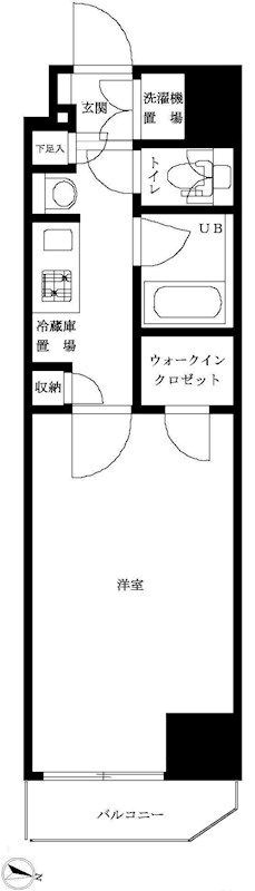 ルーブル中野坂上伍番館 間取り