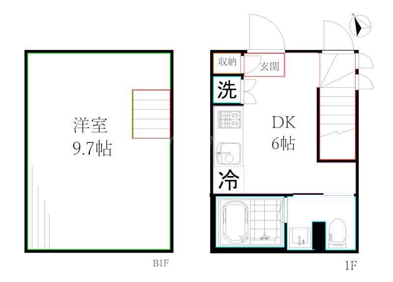 KDXレジデンス吉祥寺 間取り