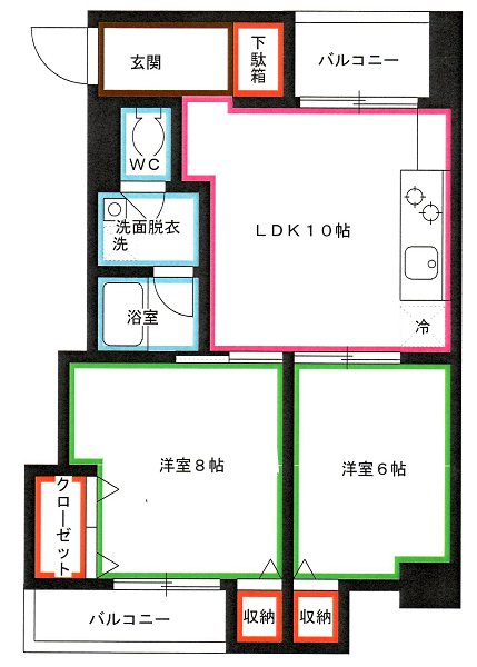 アビテビル 間取り