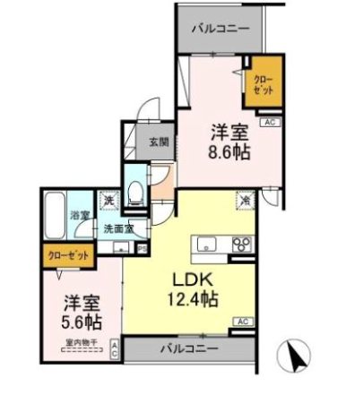 フルーリア国分寺 間取り