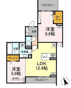 フルーリア国分寺 間取り