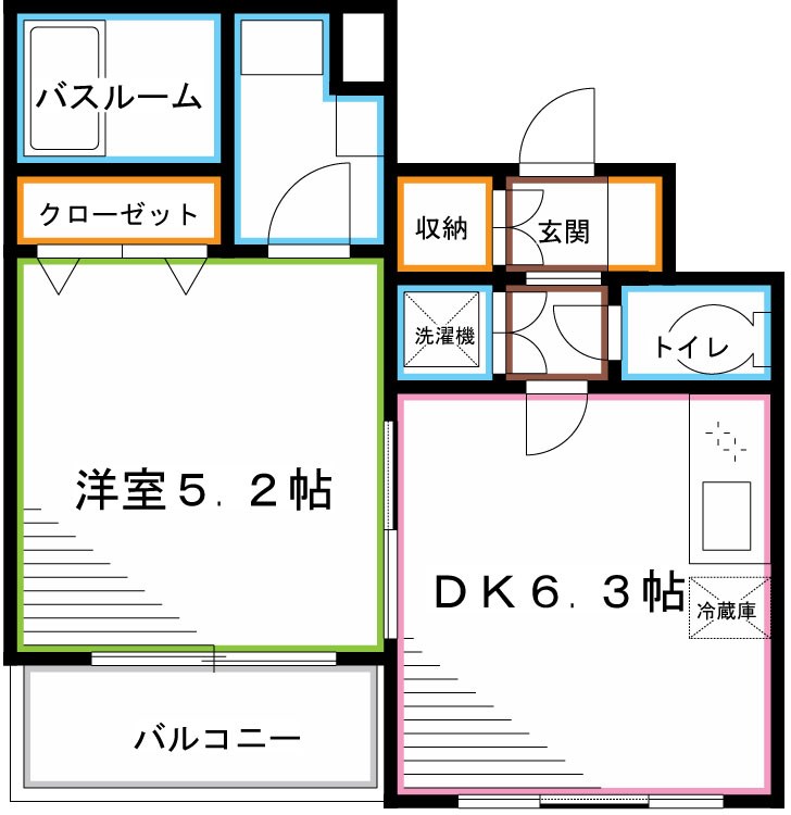 ドゥーエ阿佐ヶ谷 間取り