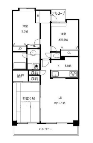 アソシエール中野弐番館 間取り