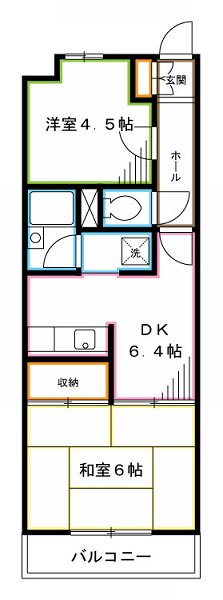 ルミエール東中野 間取り