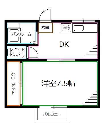 ファミーユミタケ 間取り