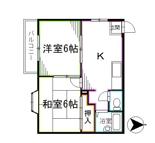 下井草ハイツ 間取り