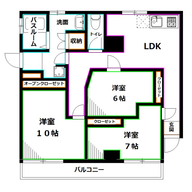 S吉祥寺 間取り