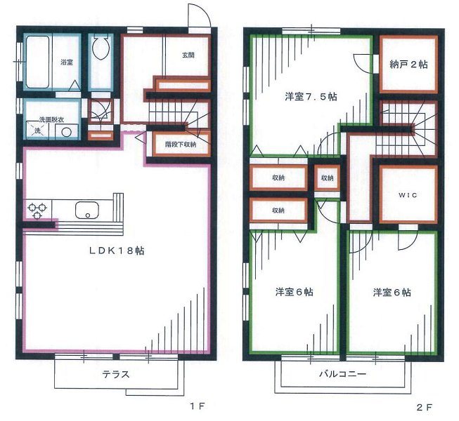 CasaVerde南荻窪 C棟 カーサヴェルデ 間取り