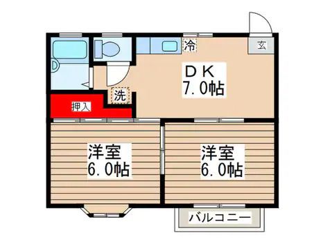 プロミネント小川 間取り