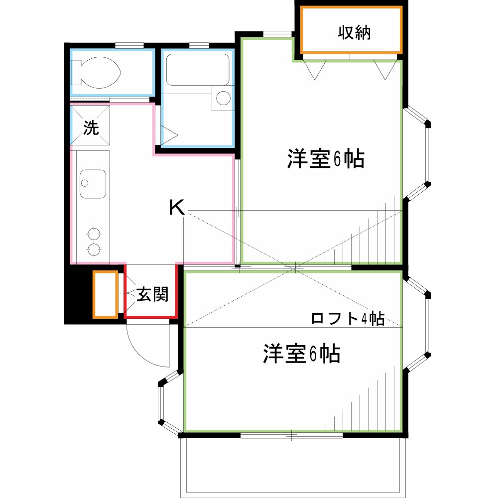 カーサ・ＯＧＩ 間取り