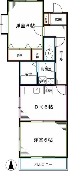 リジェール小金井 間取り