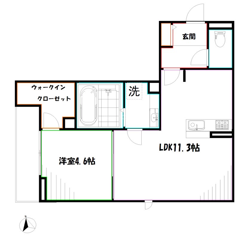 D-ASSET小金井本町 間取り